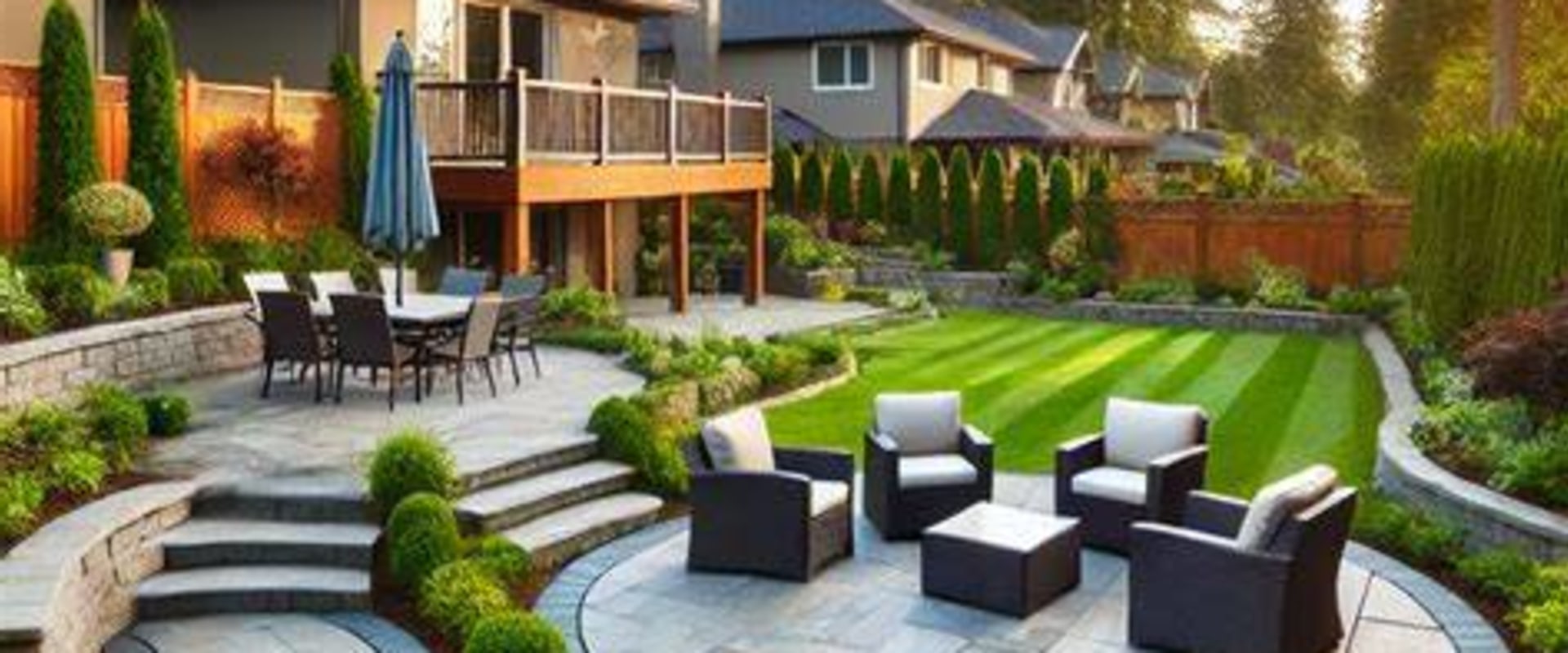 Enhancing Your Outdoor Space with Landscaping Around Hardscapes